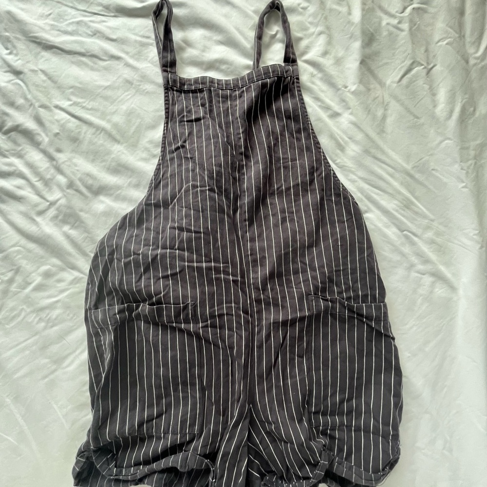 O’Neil Black and White Striped romper